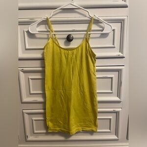 **Buy 4 Get 1 Free! $5 items only! Yellow Spaghetti Strap Tank Top